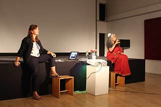 A Feminist Lens on Performing Arts, Talk:Franziska Werner & Kirtana Kumar | A conversation on working in the field of performing arts with a feminist agenda between Franziska Werner, artistic director of Sophiensaele, Berlin, and Kirtana Kumar, actor, director, dramaturg and film-maker, Bangalore.