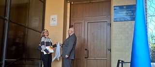 Aufnahme neuer Schule in Saporischja