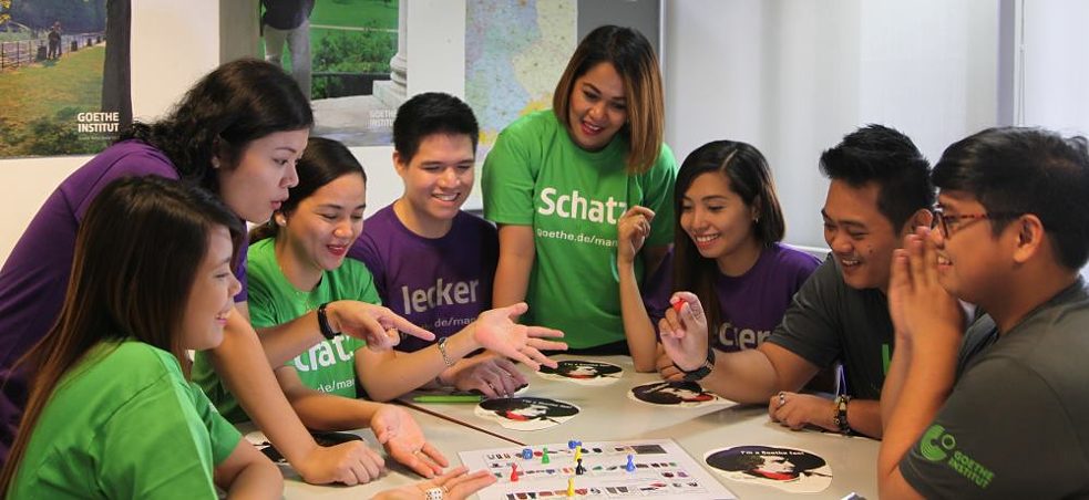 Kursteilnehmer beim Goethe-Institut