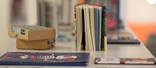 Suomalaisen Sarjakuvakeskuksen sarjakuvia Goethe-Institutissa