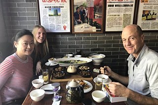 Mittagspause mit den Hamburger Lehrern 