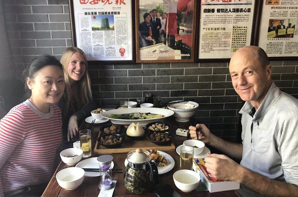 Mittagspause mit den Hamburger Lehrern 