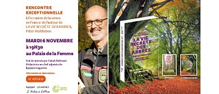 Flyer der Veranstaltung Conférence Kaizen - Peter Wohlleben: Das geheime Leben der Bäume