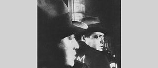 Affiche du film' M le Maudit' avec Peter Lorre dans le rôle du criminel