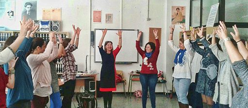 Workshop mit Lehrkräften