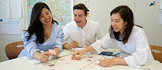 Probeunterricht in Osaka