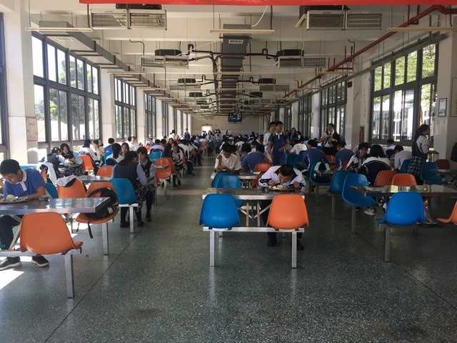 Die Kantine für Schülerinnen und Schüler
