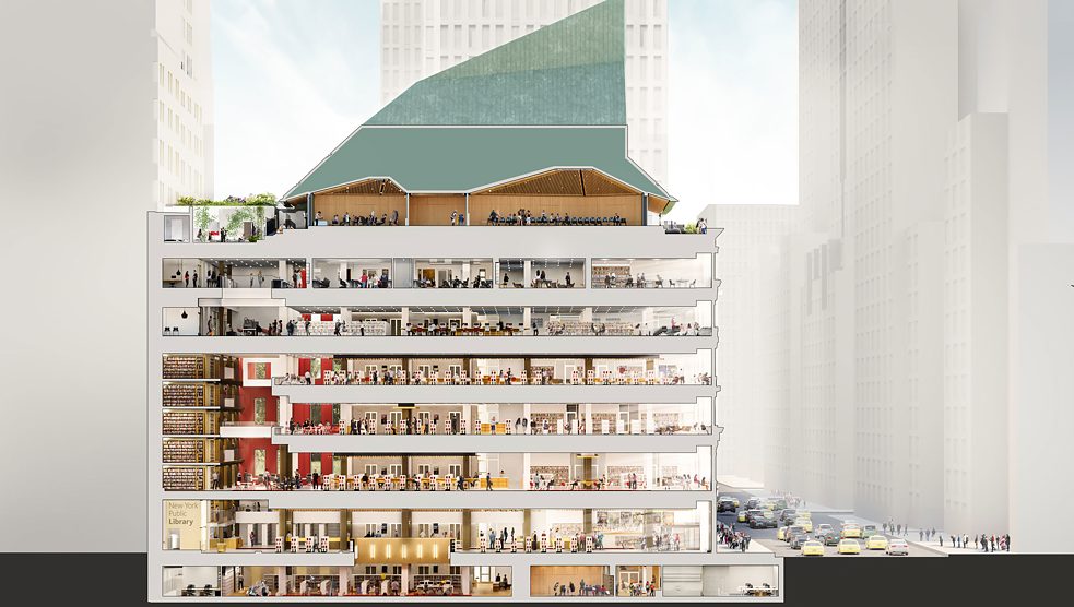 Midtown-Manhattan Library building 