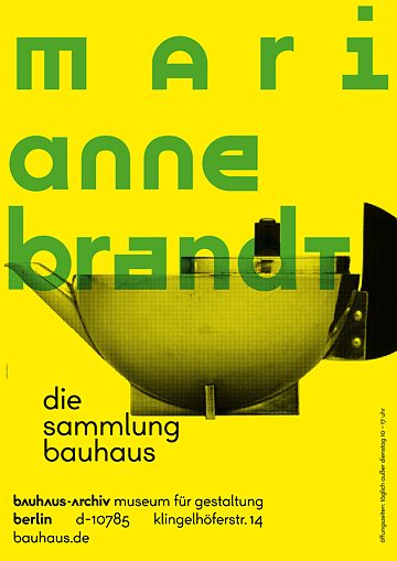 Cartaz do Acervo da Bauhaus em Berlim