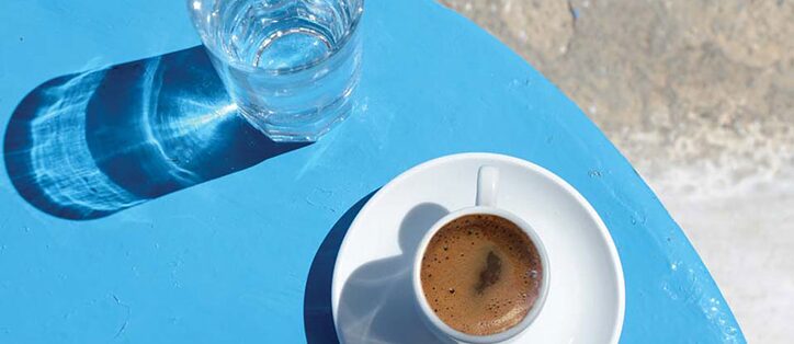 In Griechenland verbreitete sich die Kaffee-Kultur schnell. 1868 gab es in Thessaloniki 348 Kaffeehäuser. 