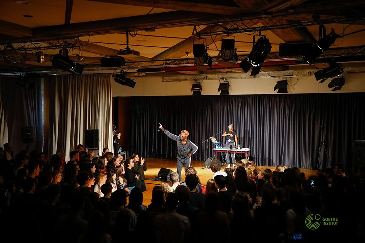 Die Schüler*innen waren von Leila Akinyi begeistert.