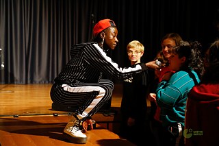 Auch die Schüler*innen haben mitgesungen.