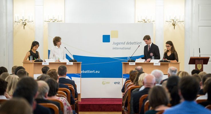 XII Intenrationales Finale von Jugend debattiert international, 20. 9., Nationalrat