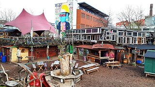 Open air venues beside the River Spree