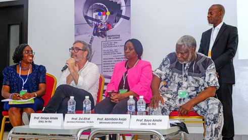 Discussion about the architecture and impact of the university building 