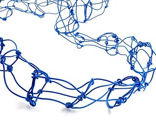 Lei Lines Neckpiece, 2018, Electrical wire
