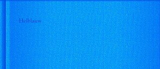 Hellblauw