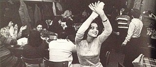 A woman dancing at a Turkish club in the North Rhine-Westphalia region of Germany in 1982.