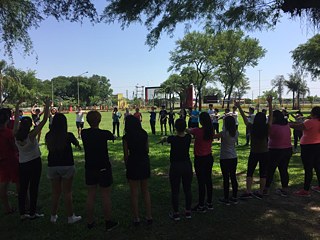 PASCH-Picknick & -woche 10 Jahre PASCH  E.E.T. N°24 Simon de Iriondo in Resistencia 