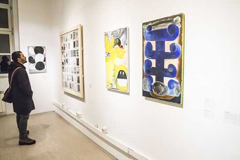 Blick in die Galerie (Art Start 2017)