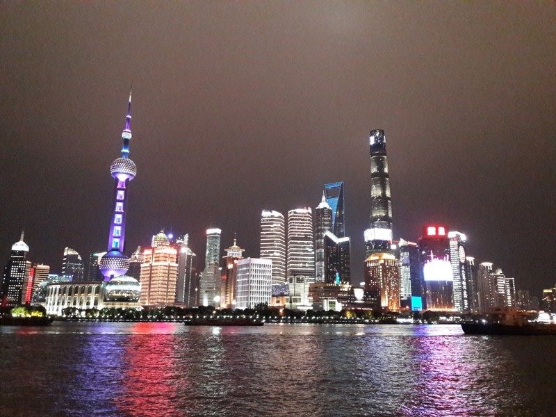 Die Skyline um 21.59 Uhr