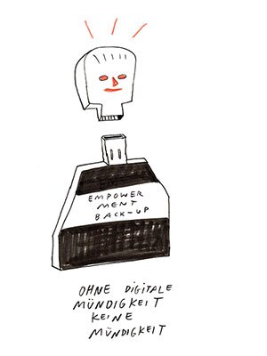 <b>Auch digitale Mündigkeit gehört dazu. </b>Wer sich heutzutage nicht mit den Chancen und Gefahren der digitalen Welt beschäftigt, läuft Gefahr, auf einen Teil des gesellschaftlichen Lebens den Einfluss zu verlieren. Nur wer Zusammenhänge versteht und einordnen kann, kann auch in der digitalen Welt mitgestalten.