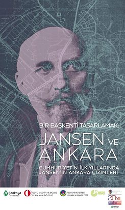 Plakat anlässlich einer Ausstellung zu Hermann Jansen