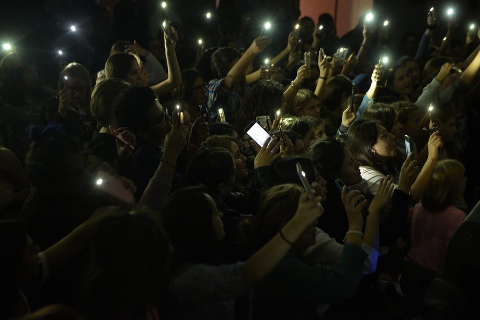 Público entusiasmado en la Ciudad de México