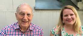 Grandfather Günther and Granddaughter Lara