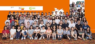 74名奖学金获得者在北京参加出行准备会 © © 歌德学院（中国） 74名PASCH学生2018赴德奖学金夏令营合影