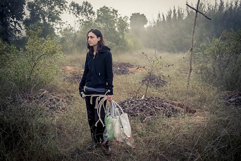 Tree planting in Sadhana Forest