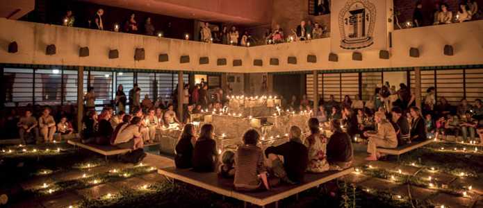 Neujahrsversammlung im Tibetan Pavillion