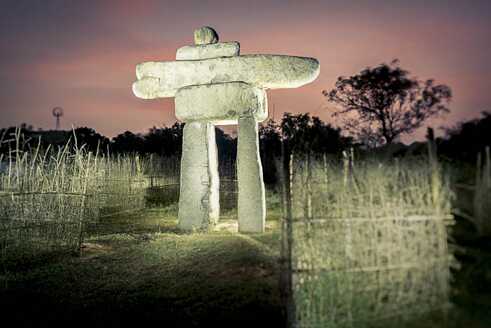 Das Inuksut beim Tibetan Pavillion