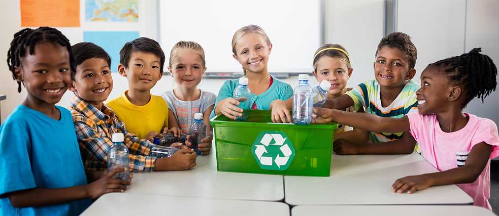 Even young children can learn a sustainable lifestyle. 