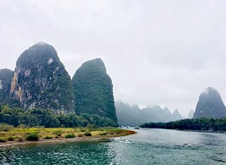 Bilderbuchlandschaft des Li-Flusses 