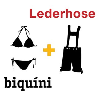 biquini+Lederhose
