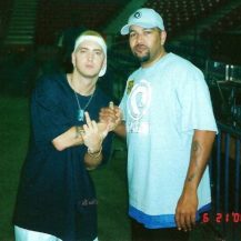 Eminem at the „Up in Smoke Tour“ 2000