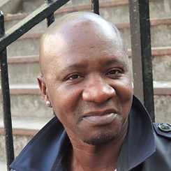 The writer Wilfried Nsonde