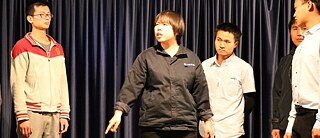 《小萍的要求》剧照，北门工人剧社