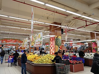 Die riesige Auswahl an Obst und Gemüse