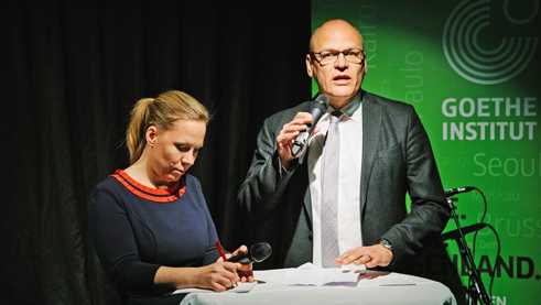 “The new Goethe-Institut aims to be an open space”, said Secretary General Johannes Ebert in his opening speech.