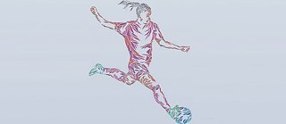 Frauenfußball WM 2019 - Goethe-Institut Frankreich Zeichnung