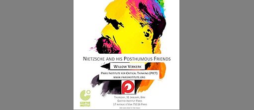 Affiche de la manifestation Nietzsche et ses amis posthumes