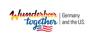 Deutschlandjahr in den USA - Wunderbar Together Logo mit Claim © © Goethe-Institut Deutschlandjahr in den USA - Wunderbar Together Logo mit Claim