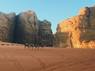 In Wadi Rum