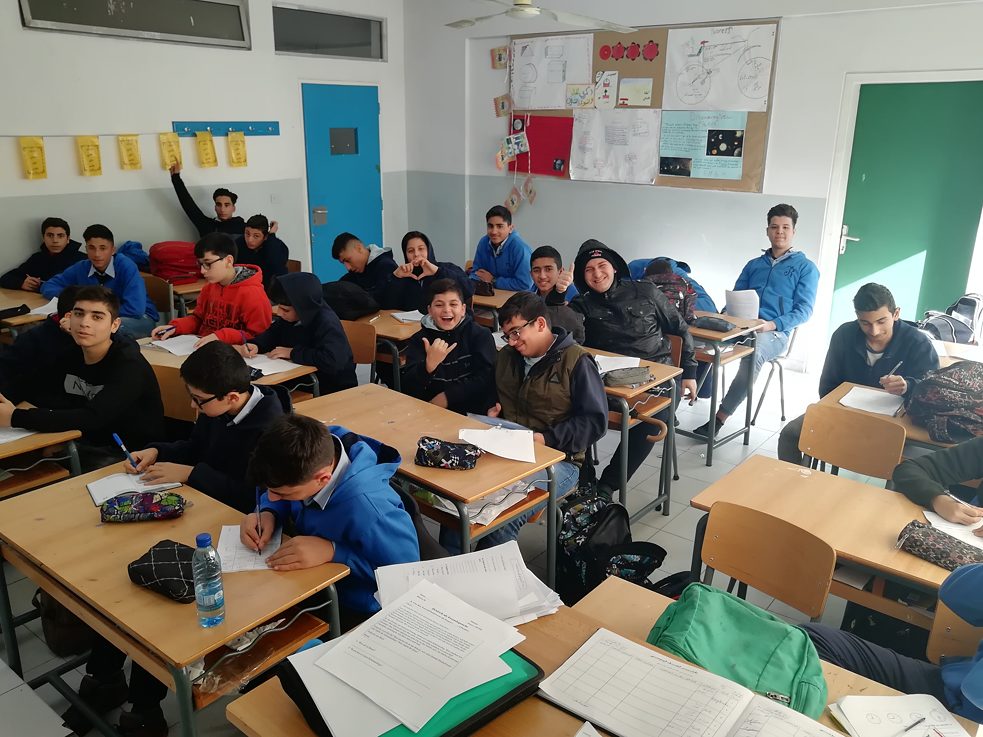 Die achte Klasse aus dem Deutschunterricht