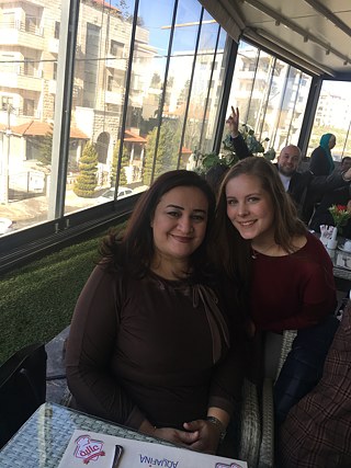 Mein Supervisor Miss Dalia und ich