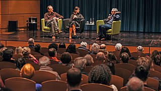 Panel discussion at the Goethe-Institut Paris, moderated by Laura 