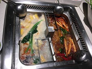 Hot Pot im Haidilao in Shanghai