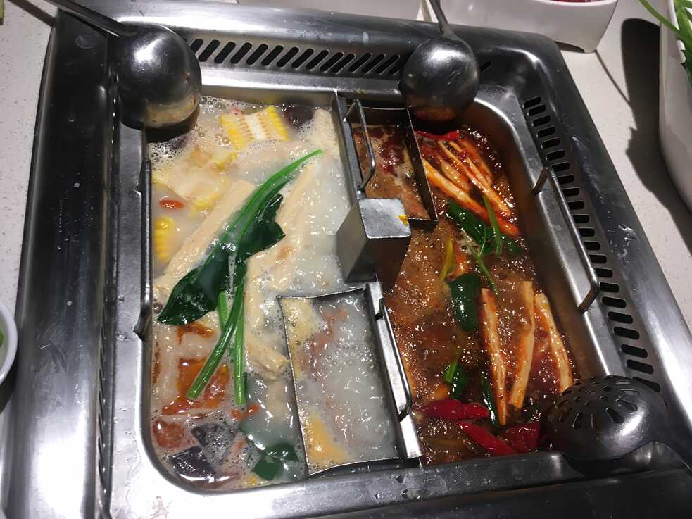 Hot Pot im Haidilao in Shanghai